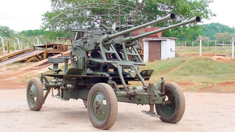 La artillería antiaérea