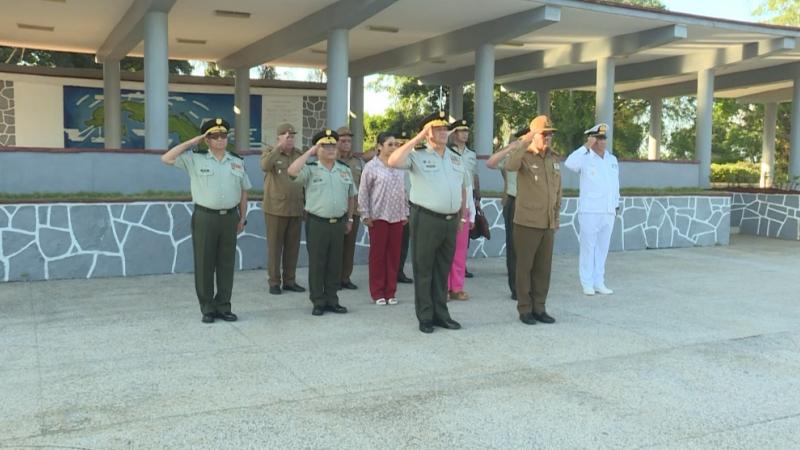 Recibe el Viceministro Primero Jefe de EMG de las FAR al Jefe de Estado Mayor General del Ejército de Nicaragua